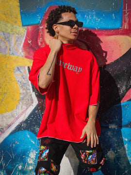 Cut and sew flame t